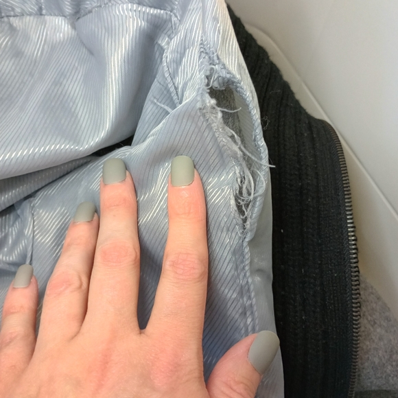 Calvin Klein Women's Grey & Black Wool Blend Pea Coat Size 6 - Picture 15 of 15